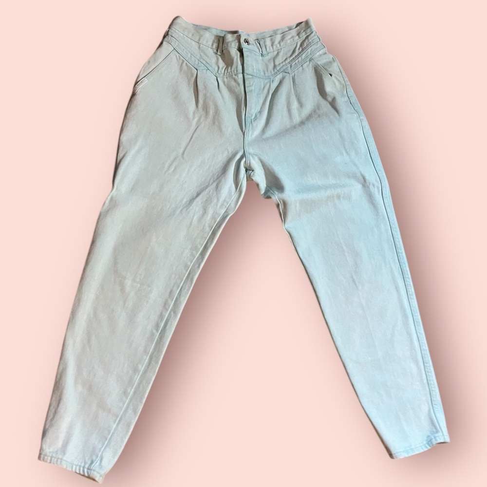 Light Mint Green Unisex Gitano High Wasted Pants
